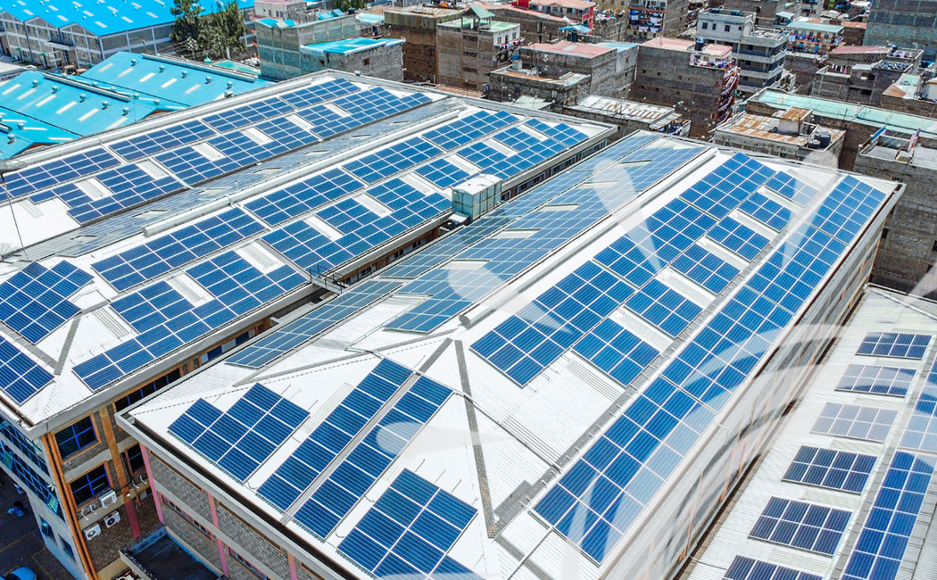 Nairobi Factory 660kWP Grid-Tied Solar System