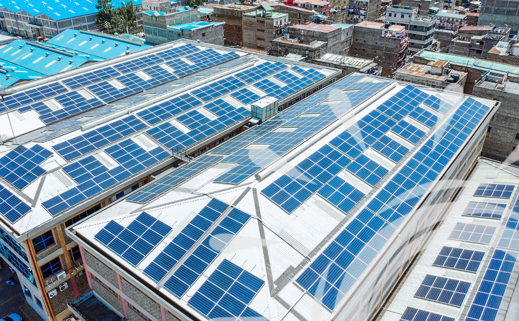 Nairobi Factory 660kWP Grid-Tied Solar System